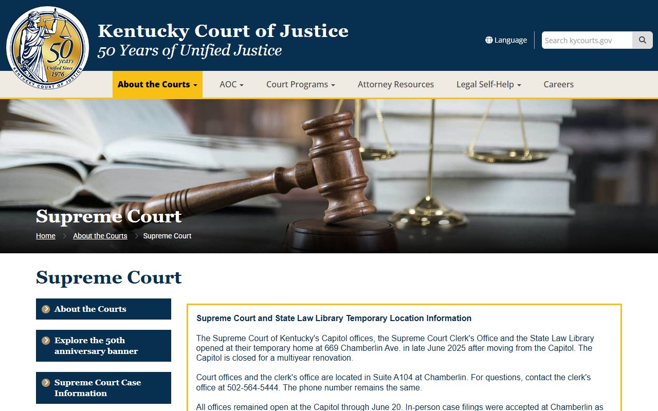 Ohio County court records Supreme Court of Kentucky source